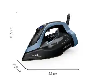 Tefal Ultimate Power Pro FV9E53E0 Durilium AirGlide Autoclean 310g/min Żelazko parowe