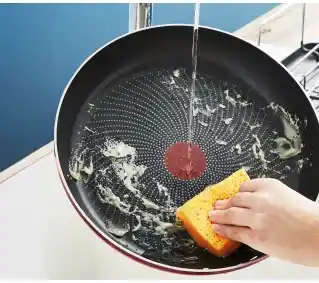 TEFAL Zestaw patelni L7248553 Bordowo-czarny