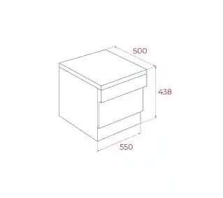 Teka LC 24700 WH 55cm Kosz na sztućce Zmywarka