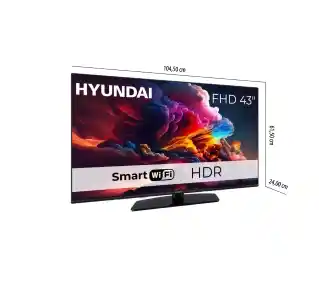 Telewizory HYUNDAI LED FLM 43TS349 Smart 43 FHD TiVo OS HDR10 Czarny