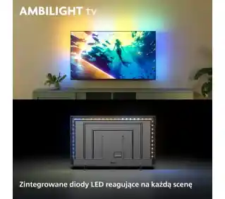 Telewizory Philips 55PUS8010 55 Led 4K Uhd Titan Os Ambilight Bluetooth