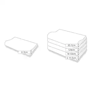 Tempur Poduszka Original M DJ White Premium, piankowa, ergonomiczna, hipoalergiczna, dla dorosłych