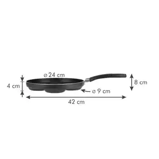 Tescoma PRESTO Patelnia 4 wgłębienia 24 cm 594244.00