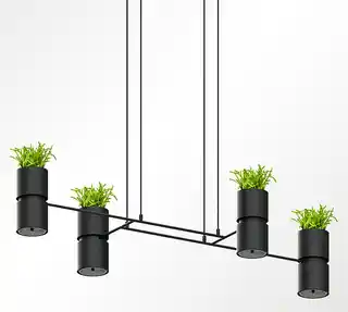 Thoro Lampa wisząca KUKKIA czarna TH.004CZ
