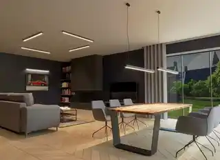 Thoro Lampa wisząca PINNE 117 szara 4000K TH.070