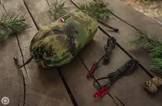 TigerWood Ważka V2 Long hamak ogrodowy z moskitierą camo, wytrzymała konstrukcja, komfortowe siedzisko, łatwy montaż, wodoodporne materiały