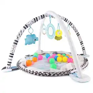 Tinymini Mata edukacyjna Basen z piłkami 5w1 JL626-2D