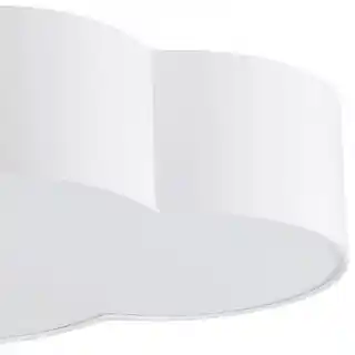 TK Lighting lampa sufitowa Cloud, biała, tekstylna, 62 cm, E27, 4-punktowa