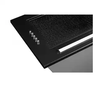 Toflesz Linea Bravo okap do zabudowy 90 cm czarny mat LED 500 m3h