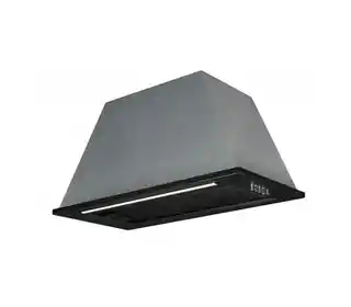 Toflesz Linea Bravo okap do zabudowy 90 cm czarny mat LED 500 m3h
