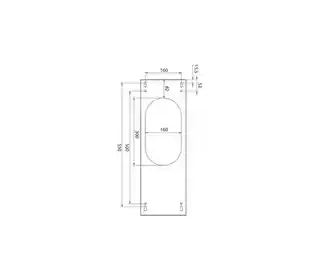Toflesz Baltic Plus naścienny okap inox 40cm, model OK3 507