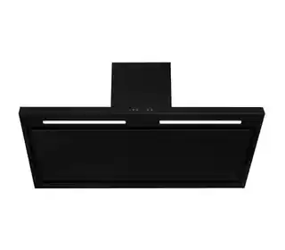Toflesz ETNA LUX okap przyscienny 120 cm czarny mat 850 m3h