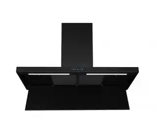 Toflesz ETNA LUX okap przyscienny 120 cm czarny mat 850 m3h
