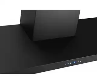 Toflesz ETNA LUX okap przyscienny 120 cm czarny mat 850 m3h