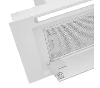 Toflesz Lumino Plus okap szafkowy 60 cm biały mat, biała szyba