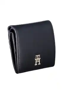 Tommy Hilfiger Mały Portfel Damski Th Spring Chic Med Bifold Wallet AW0AW16011 Granatowy