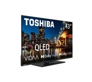 Toshiba 43QV3463DG 40 QLED 4K Smart TV VIDAA Dolby Vision Telewizor QLED