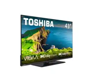 Toshiba 43UV3F63DG 43 LED 4K Smart TV VIDAA Dolby Vision Dolby Atmos HDMI 2.1 DVB-T2 Telewizor LED