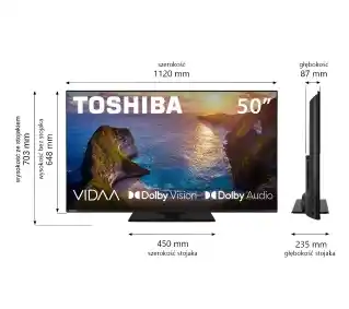 Toshiba 50UV3463DG 50 LED 4K Smart TV Dolby Vision HDMI 2.1 DVB-T2 Telewizor LED