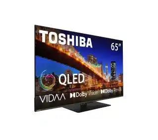 Toshiba 65QV3F63DG 65 QLED 4K Smart TV VIDAA Dolby Vision Dolby Atmos HDMI 2.1 DVB-T2 Telewizor QLED