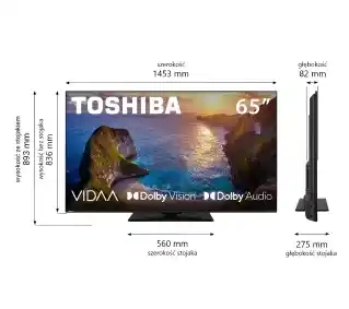 Toshiba 65UV3463DG 65 LED 4K Smart TV Dolby Vision HDMI 2.1 DVB-T2 Telewizor LED