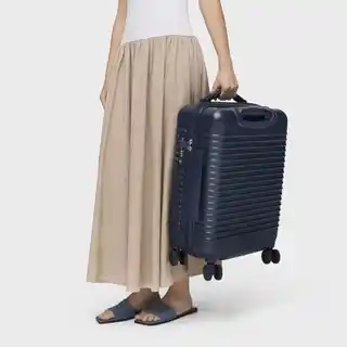 Tous Walizka średnia Maleta 2002129247 Granatowy