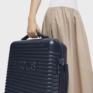 Tous Walizka średnia Maleta 2002129247 Granatowy