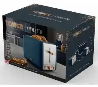 Tower Cavaletto T20036MNB Rozmrażanie 850W Toster