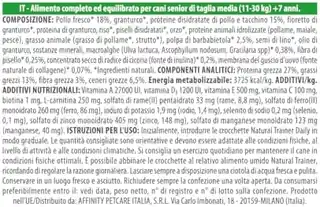 Trainer Natural Dog Natural Trainer Medium Senior - 12 kg