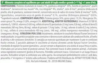 Trainer Natural Sensitive Natural Trainer Sensitive No Gluten Adult Medium/Maxi, wieprzowina - 12 kg