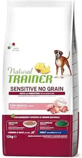 Trainer Natural Sensitive No Grain Adult Maxi z wieprzowiną i ziemniakami - 12 kg