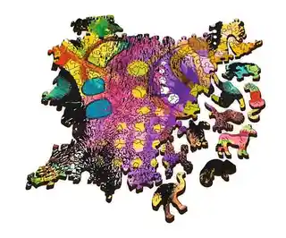 TREFL Puzzle Wood Craft Kolorowy kot 20148 (1000 elementów)