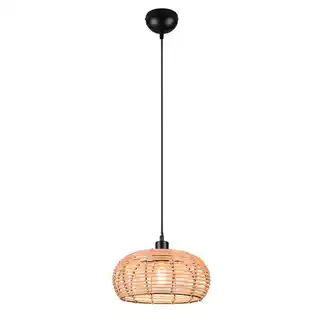 Trio Inga lampa wisząca Boho brązowa 312200136