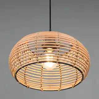 Trio Inga lampa wisząca Boho brązowa 312200136