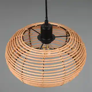 Trio Inga lampa wisząca Boho brązowa 312200136