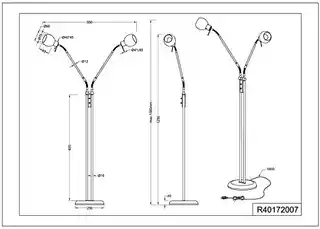 Trio Lampa podłogowa ANTIBES R40172007