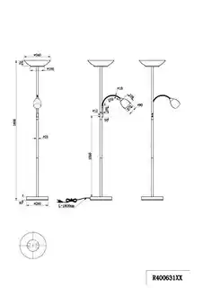 Trio Lampa podłogowa GERRY R40063124