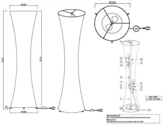 Trio Lampa podłogowa GRAVIS R40172001