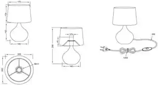 Trio Lampa stołowa MARTIN R50371001
