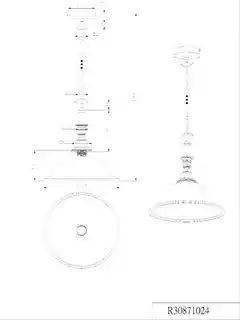 Trio Lampa wisząca COUNTRY R30871024