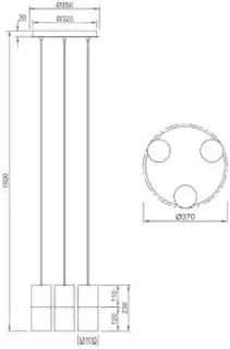Trio Lampa wisząca ROBIN 310630332
