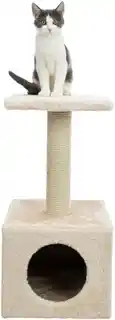 Trixie Drapak Zamora Junior 60cm beżowy, drewniana konstrukcja, naturalne sizalowe słupki, miękka poduszka, model TX 43351