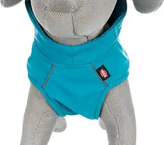 Trixie Płaszcz przeciwdeszczowy Vimy Turkusowy dla psa 55cm długość