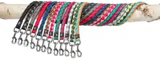 Trixie Smycz Cavo regulowana 2m 18mm czarna odblaskowa dla dużych psów 135901
