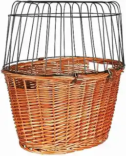 Trixie wiklinowy kosz na rower dla psa kota do 5kg, transport, 44x48x33cm