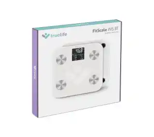 TrueLife FitScale W6 BT 180kg Biały Waga łazienkowa