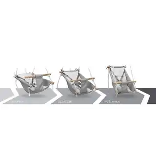 Tulano Huśtawka dla dzieci Hop 40 Szary