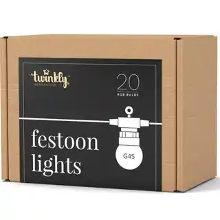 Twinkly Festoon Łańcuch Świetlny, Wielokolorowy, 10M
