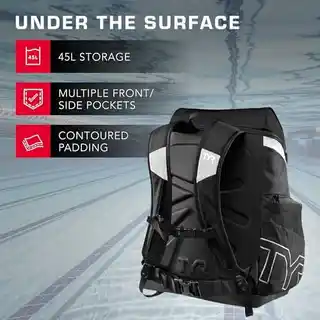 Tyr alliance team backpack 45l czarno biały