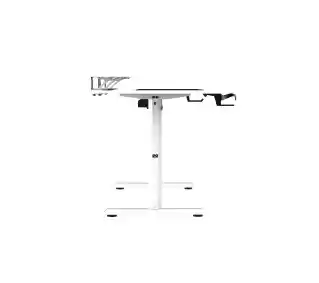 Ultradesk HIGHLANDER XXL 160cm Regulacja wysokości Biały Biurko gamingowe
